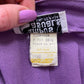 Vintage Campus Casuals Purple A-Line Skirt with Belt, Size XS