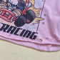 Upcycled Mario Kart Racing Distressed Crop Tee, Size Medium