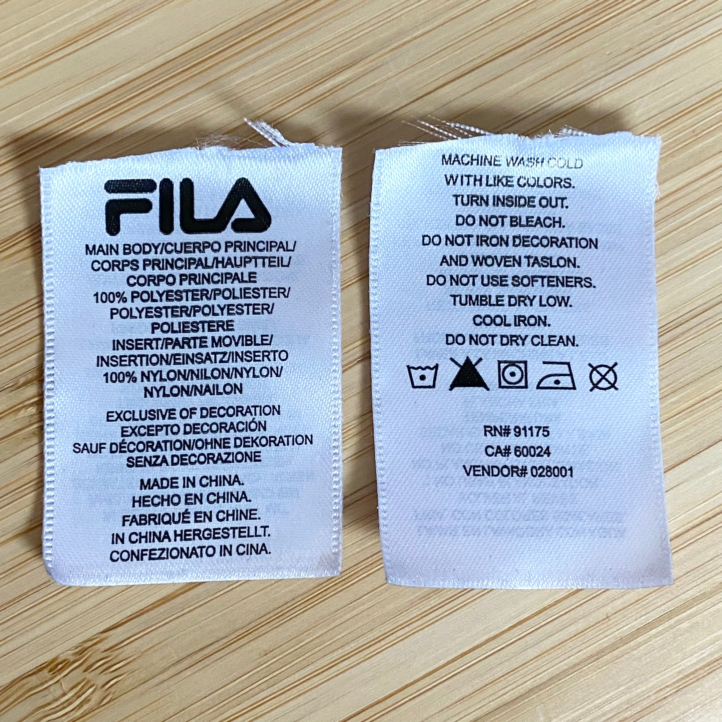Reworked FILA Crop 1/4 Zip Fleece Pullover, Size Small