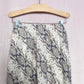 Secondhand Japna Snake Print High Rise Midi Skirt, XS