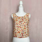 Secondhand BCBGeneration Floral Cut Out Back Crop Tank Top, Size Small