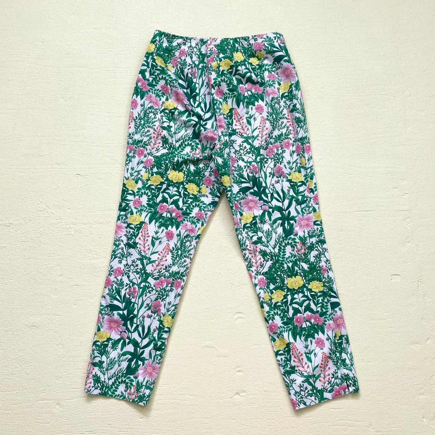 Secondhand RSVP by Talbots Slim Ankle Pant - Garden Print, Size 10P