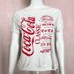 Reworked Coca Cola Distressed Tee, Size Small