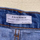 Secondhand Zara Premium Denim High Waisted Mini Skirt, Size Small