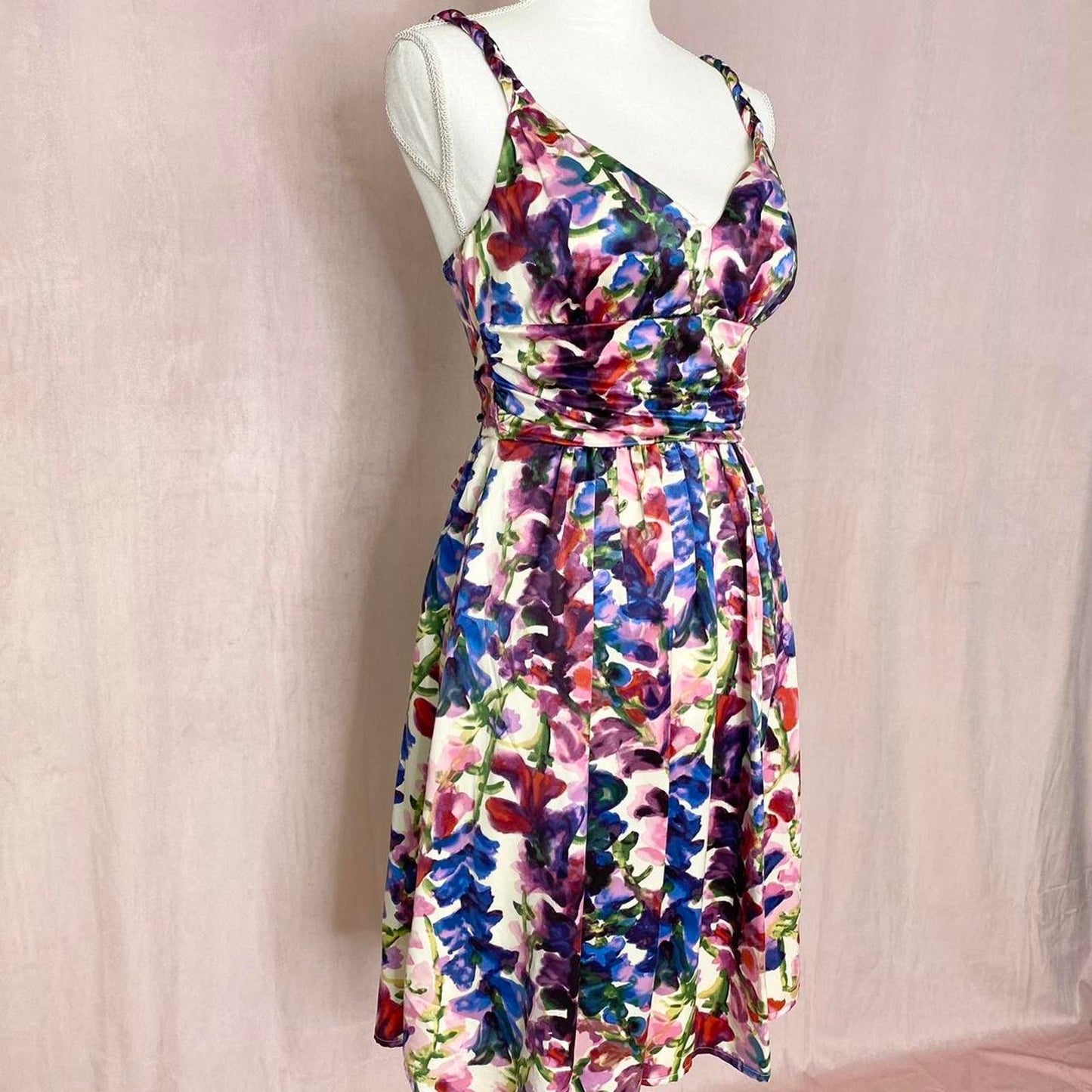 Preowned Nordstrom Ruby Rox Floral Fit & Flare Dress, Size 3
