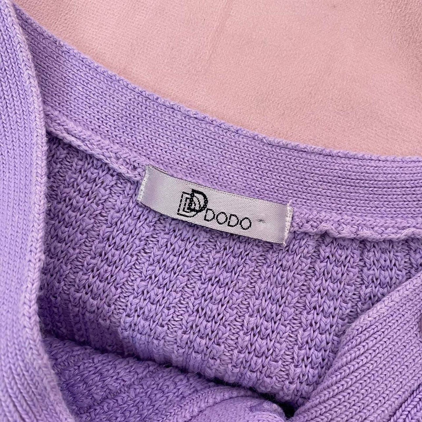 Reworked DoDo Short Sleeve Knit Crop Cardigan, Size XS