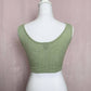Secondhand Wild Fable Snap Front Ribbed Crop Tank Top, Size XS