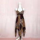 Y2K Famosa Grunge Fairy Halter Dress, Size Small