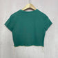 Reworked Life is Good Crop Winnie Crusher Tee, Size XS
