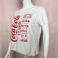 Reworked Coca Cola Distressed Tee, Size Small