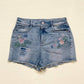 Preowned Arizona Jean Co Embroidered Denim Shorts, Juniors Size 7