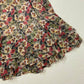 Vintage Dana Buchman Floral Ruffle Tiered Silk Mini Skirt, Size 8