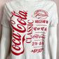 Reworked Coca Cola Distressed Tee, Size Small