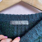 Vintage Chunky Knit Wool Sweater, Size Large