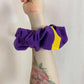 Upcycled Minnesota Vikings Crop Tank & Scrunchie Set, Size S/M
