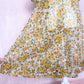 Vintage Floral Button Down See-Through Midi Dress