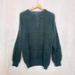 Vintage Chunky Knit Wool Sweater, Size Large