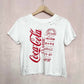 Reworked Coca Cola Distressed Tee, Size Small