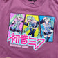 Reworked Secondhand Hatsune Miku Anime Crop Tee, Size Large