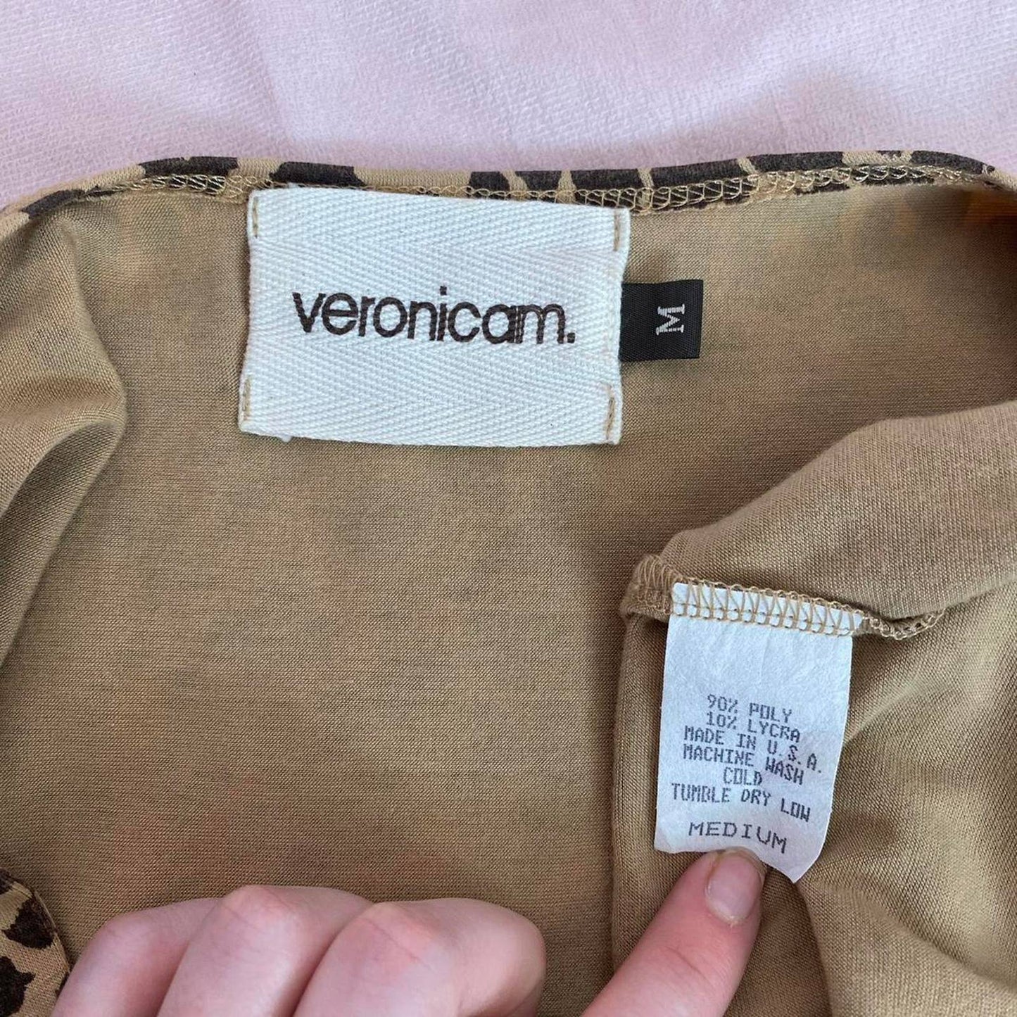Secondhand Veronica M Leopard Print Mini Dress, Size Medium
