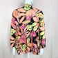 Secondhand Chico’s Tropical Floral Open Cardigan Sweater, Size Large