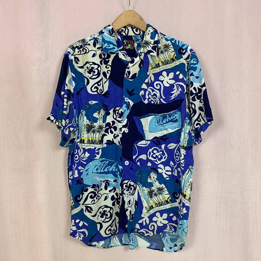 Vintage Jams World Royal Hawaiian Hotel Hawaiian Shirt, Size Medium