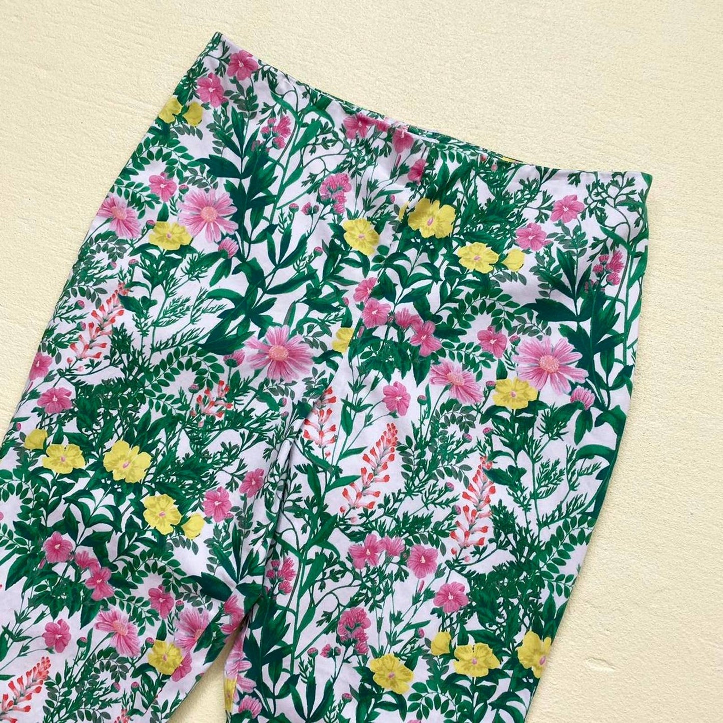 Secondhand RSVP by Talbots Slim Ankle Pant - Garden Print, Size 10P
