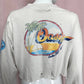 Upcycled Oasis Lake Travis Distressed Crop Long Sleeve, Size Large