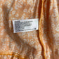 Secondhand Art Class Orange Floral Tiered Mini Skirt, Size Small