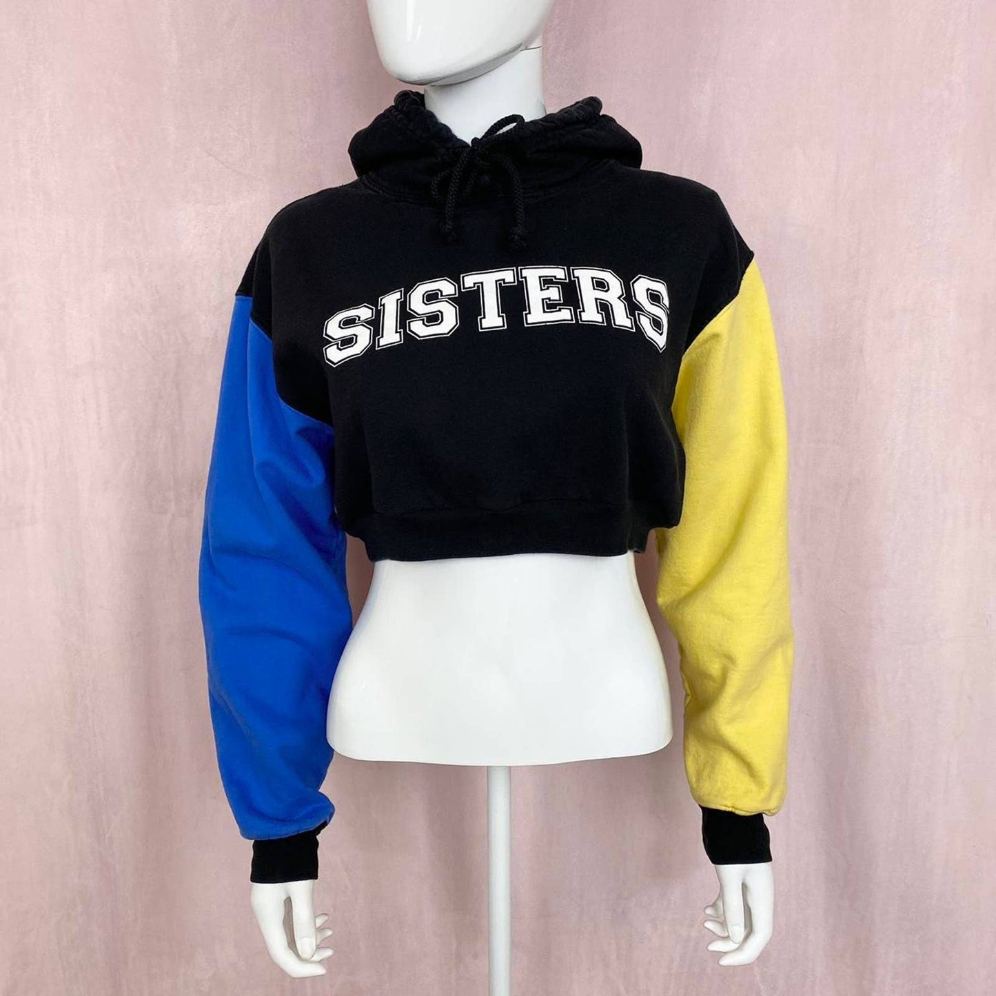Reworked James Charles Sisters Cropped Hoodie, Size Small