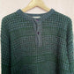 Vintage Chunky Knit Wool Sweater, Size Large