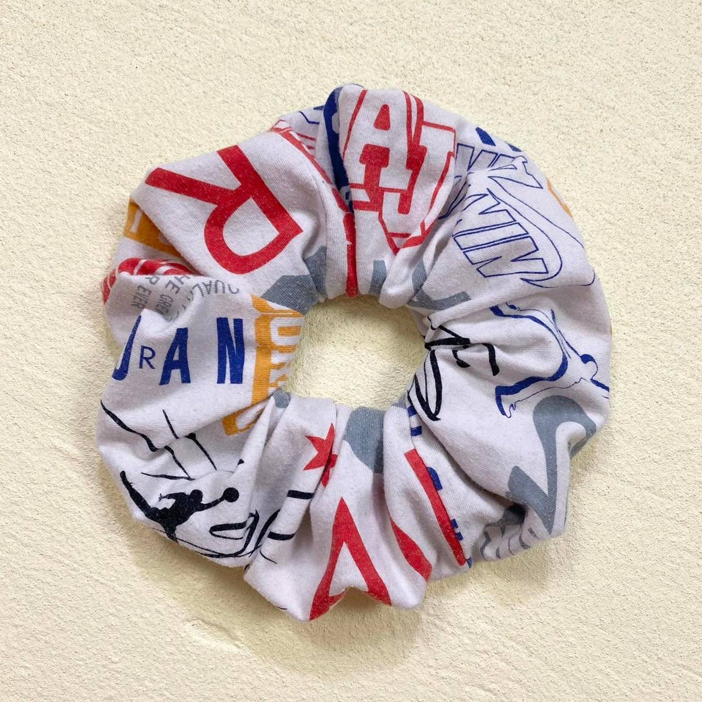 Upcycled Nike Jordan Crop Tee & Scrunchie Set, Size Small