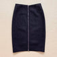 Secondhand Black Mesh High Waisted Straight Skirt, Size Small