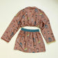 Upcycled Mushroom Crop Jacket & Skirt Set, Size S/M