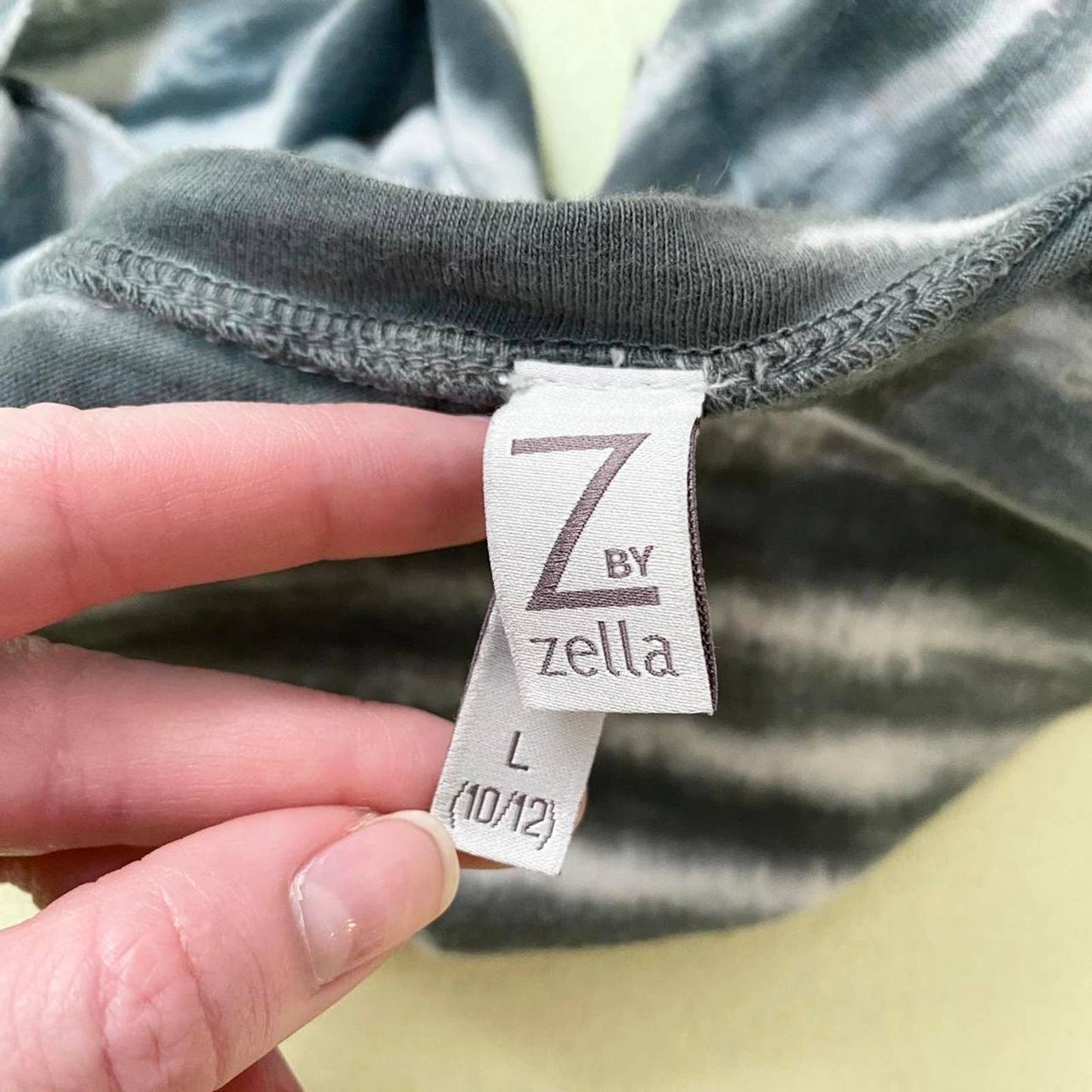 Reworked Z by Zella Hollow Crop Tie Dye Long Sleeve, Size Small