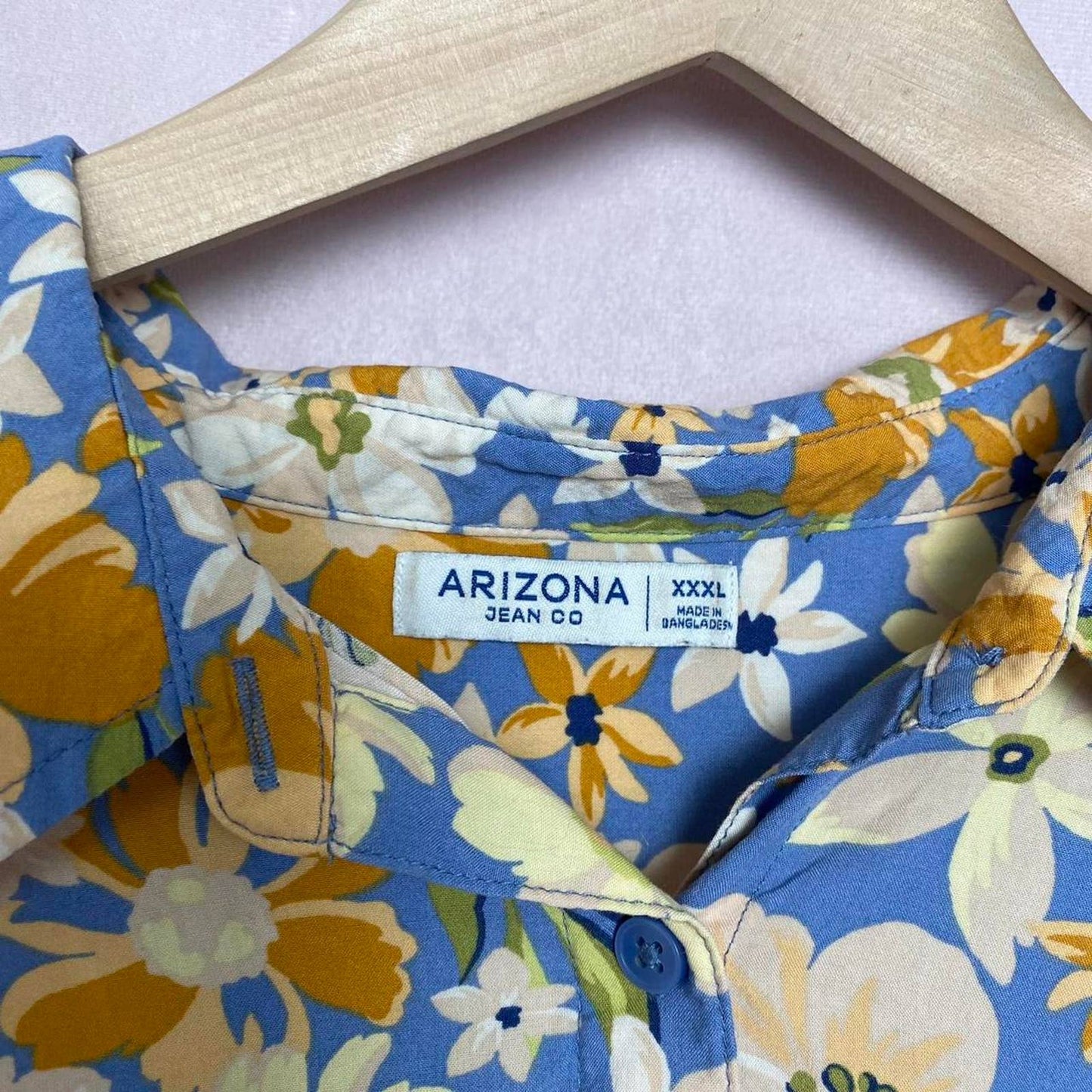 Y2K Arizona Jean Co Floral Button Up Shirt, Size XXXL