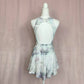 Upcycled Love Culture Tie Dye Mini Lace Dress, Size XS