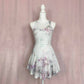 Upcycled Love Culture Tie Dye Mini Lace Dress, Size XS