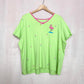 Secondhand Secret Treasures Flamingo Green T-Shirt, Size 3X