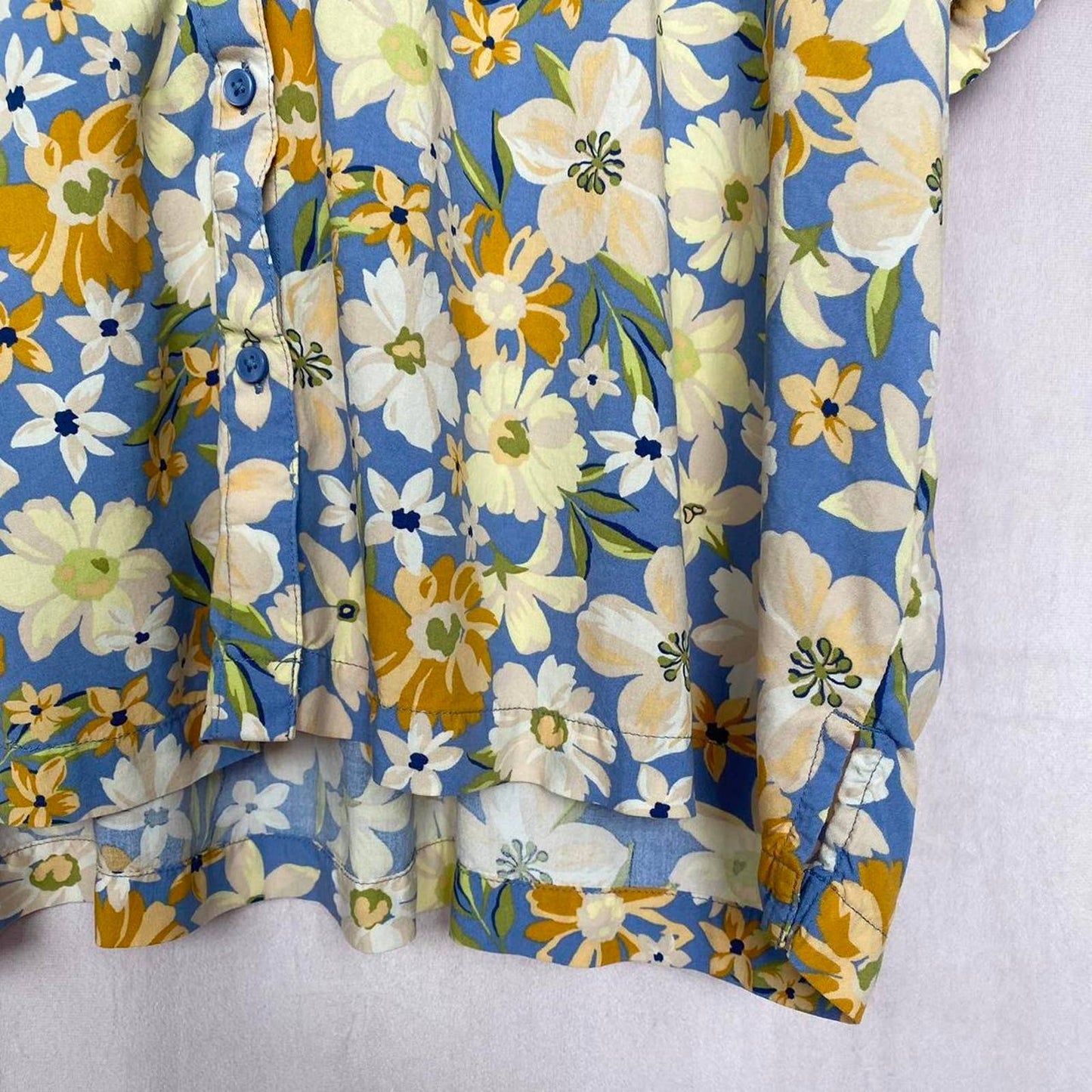 Y2K Arizona Jean Co Floral Button Up Shirt, Size XXXL