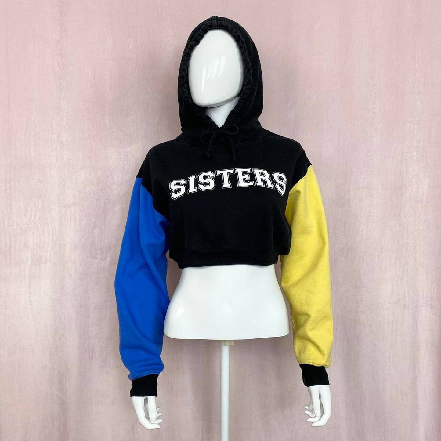 Reworked James Charles Sisters Cropped Hoodie, Size Small