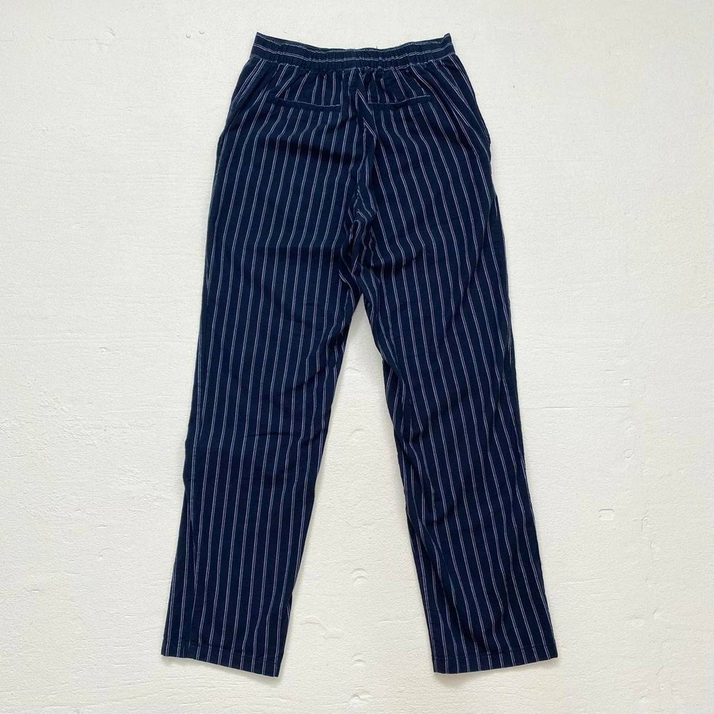 Secondhand High Waisted Pinstriped Trouser Pants, Size Small