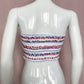 Scrap Fabric Strawberry Blueberry Crop Tube Top, Size Small