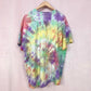 Secondhand Gildan Rainbow Swirl Ice Tie Dye T-Shirt, Size 2XL