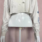 Upcycled Oasis Lake Travis Distressed Crop Long Sleeve, Size Large