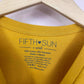 Reworked Fifth Sun Cactus Distressed Crop Tee, Size XS