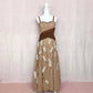 Vintage Le Monde Fashions Beaded Grunge Fairy Gown, Size 8