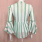 Secondhand Marc New York Bell Sleeve Striped Bouse, Size XS
