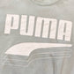 Reworked Puma Logo Mint Green Crop Tee, Size Medium