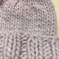 Secondhand Beige Pom Pom Acrylic Knit Beanie Hat, OS